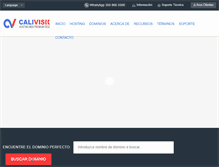 Tablet Screenshot of calivision.com.co