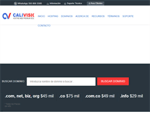 Tablet Screenshot of calivision.com